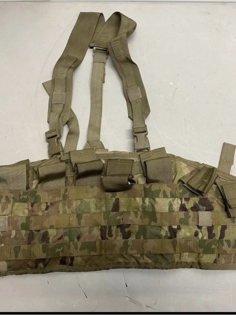 Tactical MOLLE Chest Rig in Multicam Olive